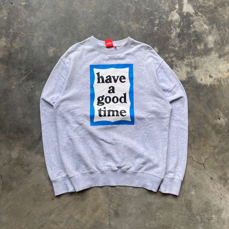 hagt crewneck hagt blue frame