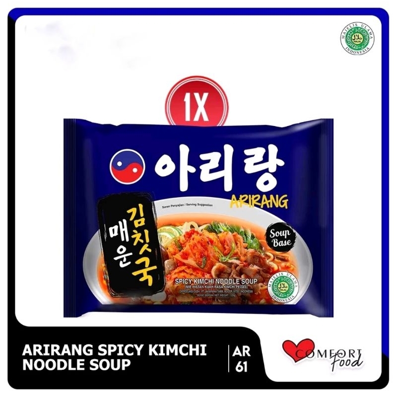 

Mie Instan Arirang Spicy Kimchi Noodle Soup 120 gr