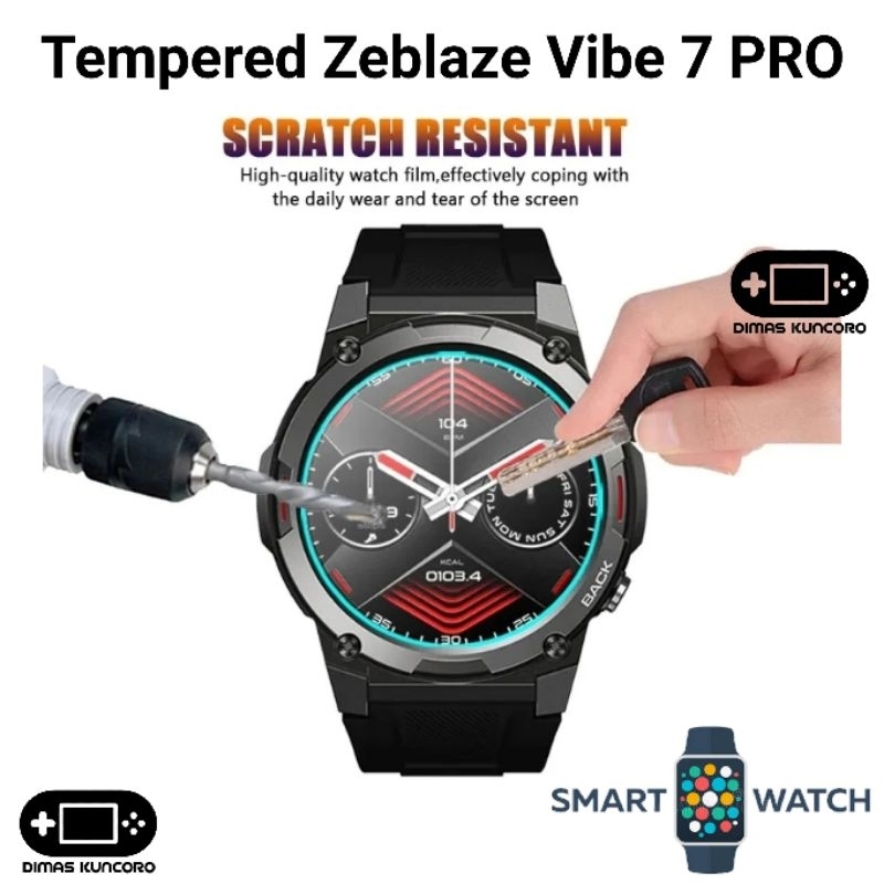Tempered Zeblaze Vibe 7 PRO Antigores Glass Screen Protector LCD