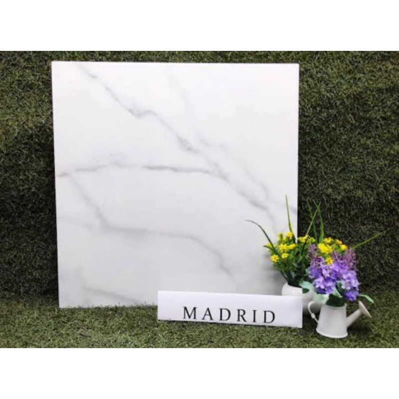 40X40 KERAMIK LANTAI KILAT ASIA TILE KW A TERBARU LANTAI KILAT GLOSSY MOTIF MINIMALIS SIMPLE MADRID 