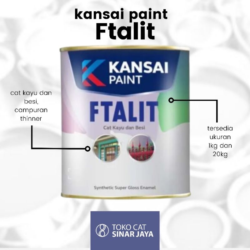 Ftalit 1kg / Kansai Paint / Ftalit Doff