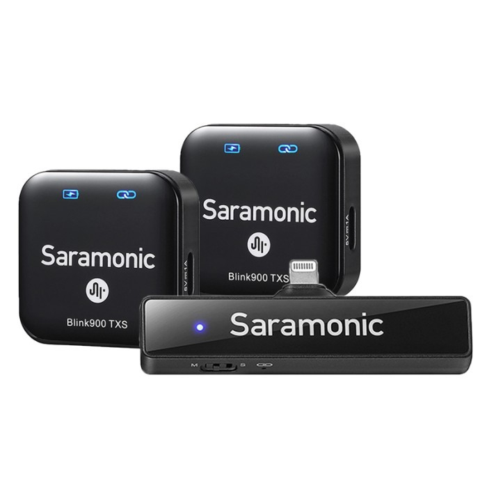 Saramonic Blink 900 S4 Lightning Dual Wireless Microphone for iPhone - Garansi Resmi 2 Tahun