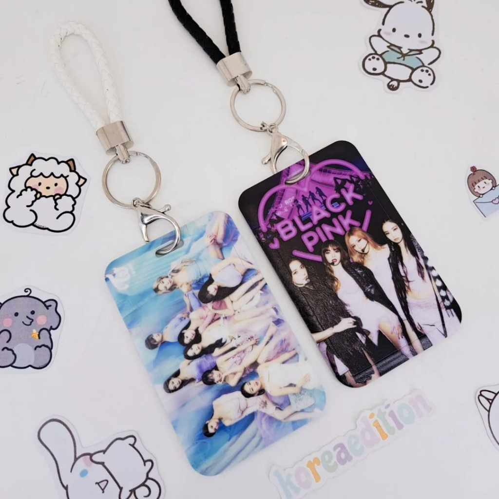 NEW Holder Card KPOP Thai Part 2 Keychain Premium BTS Blackpink Twice Straykids NCT Suga Jimin Jungkook SKZOO Bright Win Photocard Holder