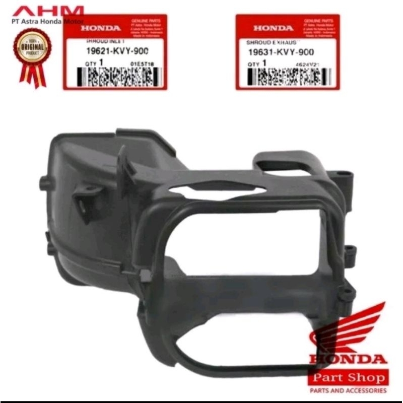 Shroud Beat carburator 19621-KVY-900 / 19631- KVY-900 asli AHM