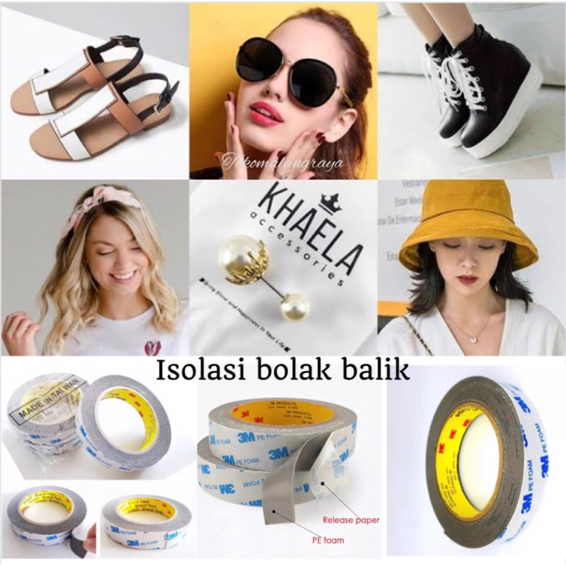 

isolasi doublefoam 3m/isolasi bolak balik 3m/isolasi doubletape