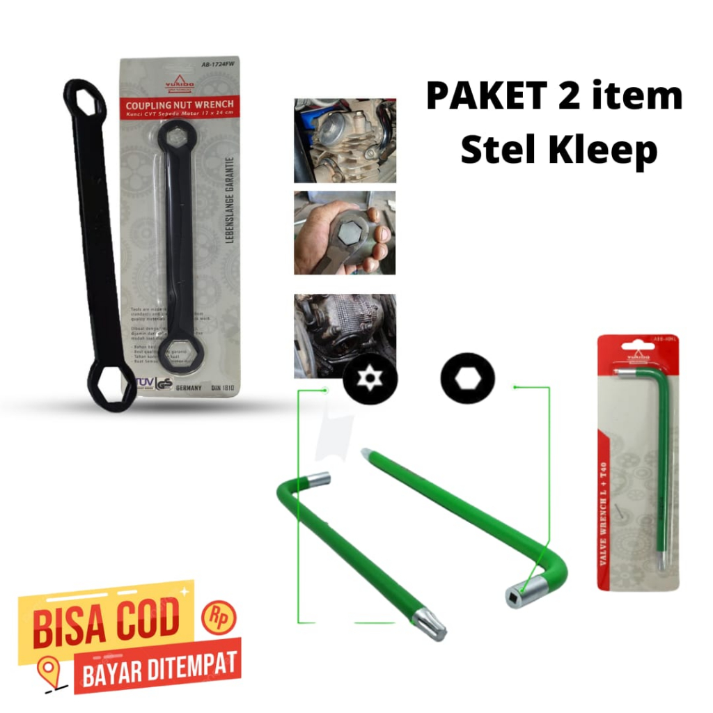 PROMO!! Paket Murah  kunci setelan klep kelep YUKIDO