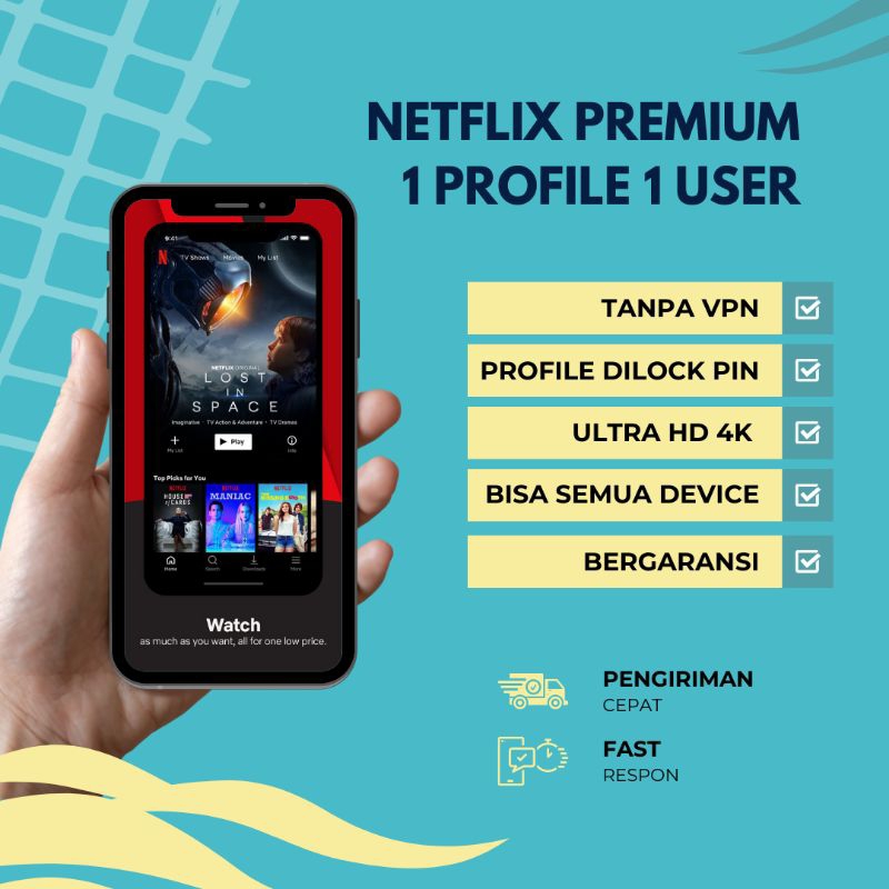 NTFX NET FLIX NEETFLLIX PREMIUM 1 PROFILE 1 USER