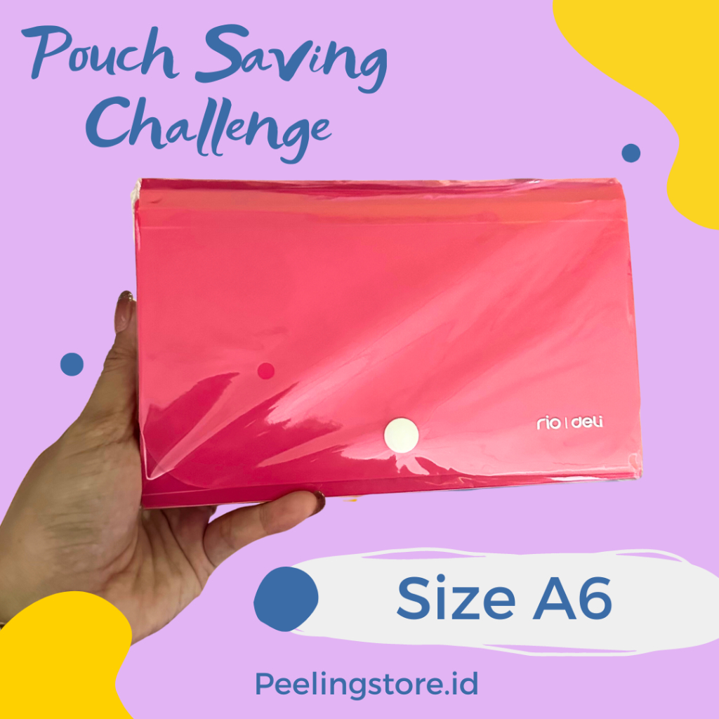 

Pouch Expanding File A6 12 Pembagi dengan tab index untuk pengaturan yang lebih mudah