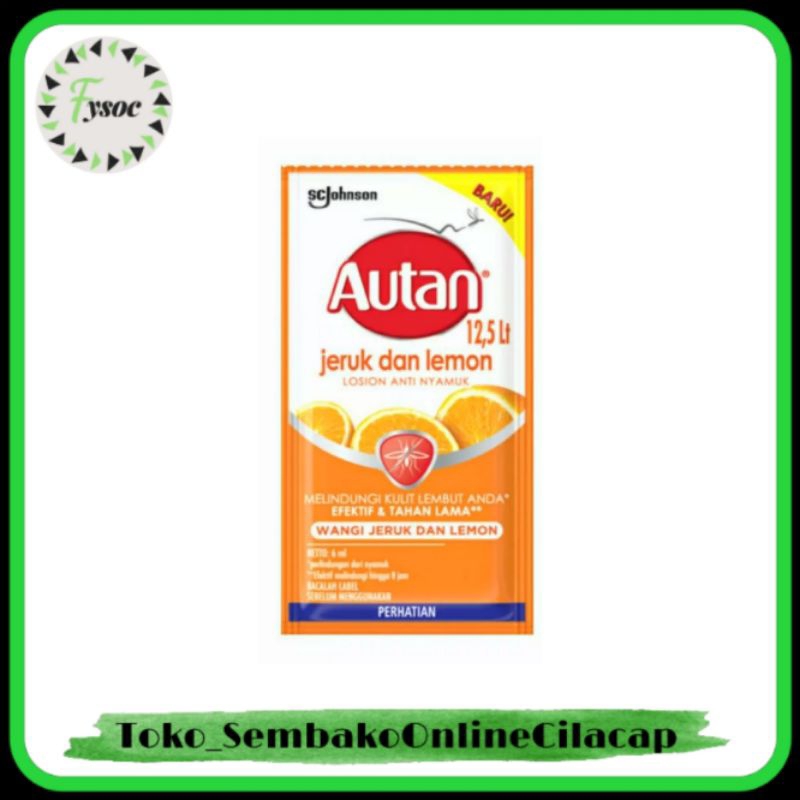 AUTAN JERUK LEMON SACHET | LOTION ANTI NYAMUK