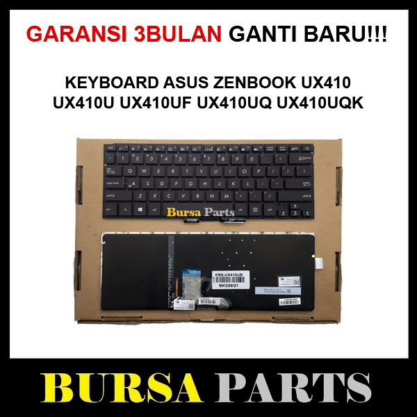 KEYBOARD ASUS ZEENBOOK UX410 UX310U UX410U UX410UA UX310 BACKLITE