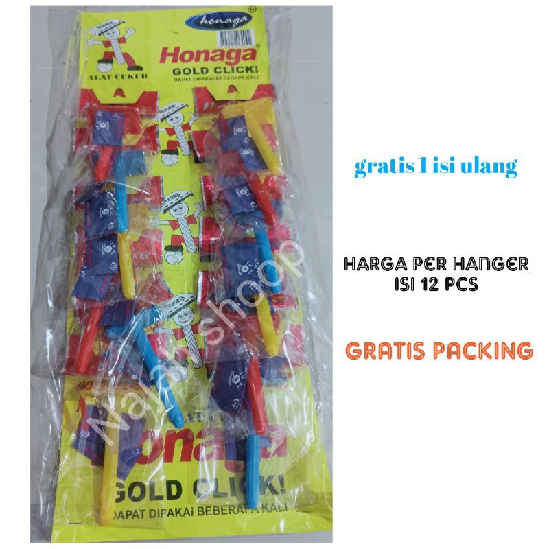 Garuk//cukur jenggot honaga isi 12pcs