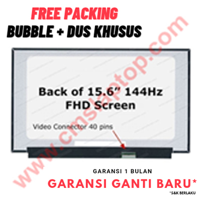 LED LCD 15.6 inc 40 Pin Full HD 144Hz For ROG G531GT G531 G531GD