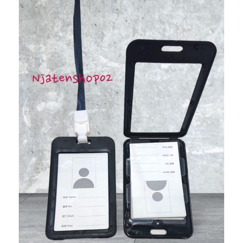

lanyard holder id card plastik