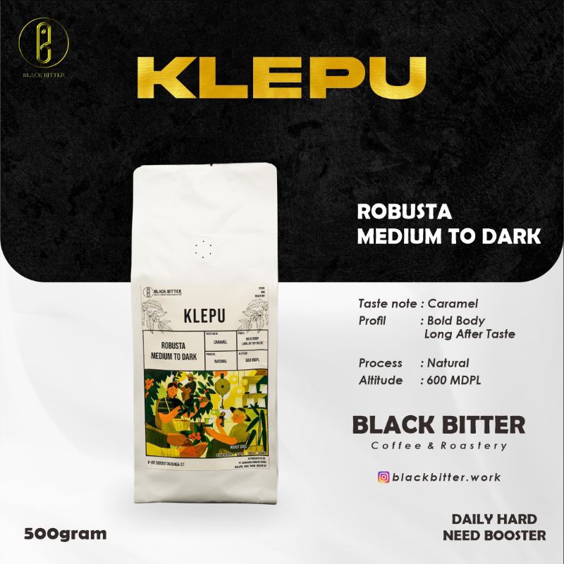 

Kopi Robusta Klepu 500 Gram- Biji Dan Bubuk Original