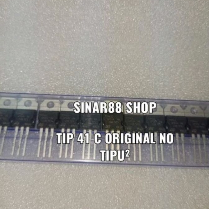 TR TRANSISTOR TIP41C TIP 41C ST ORIGINAL KW 1 ASLI