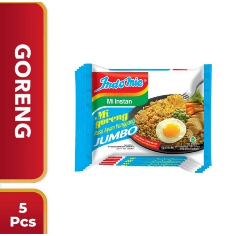 

Indomie Goreng Jumbo Rasa Ayam Panggang 5pc