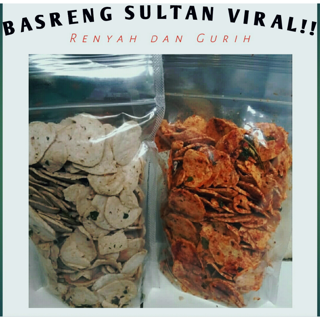 

BASRENG SULTAN VIRAL/BASRENG ORIGINAL DAN PEDAS DAUN JERUK/BERAT 100-250GRAM
