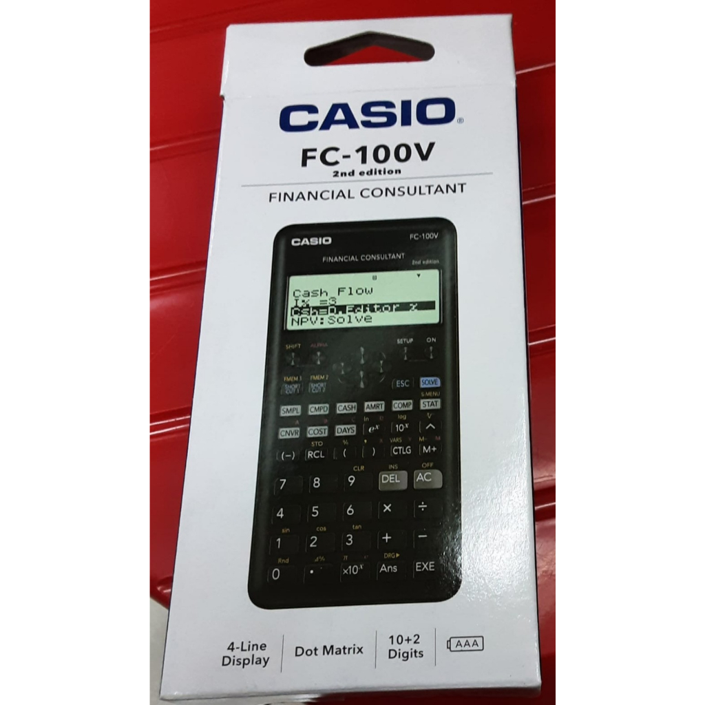 

Casio FC 100 V / Calculator Financial
