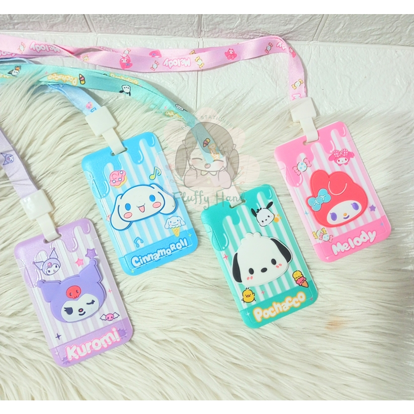 

CARD HOLDER NAME TAG TALI LANYARD KARAKTER SANRIO HARDCASE