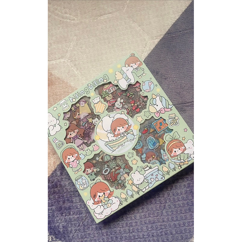 

stiker aesthetic 1 lembar waterproof random