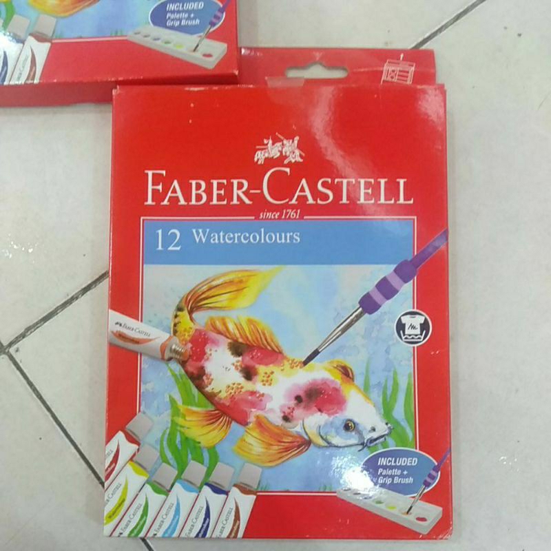 

Faber Castell - Watercolours 12 Warna