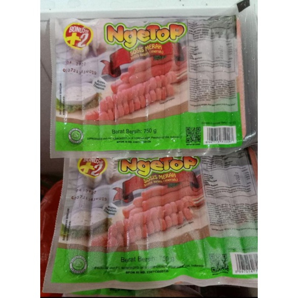 

Sosis Merah Ngetop 750 gr isi 32 Termurah Terlaris