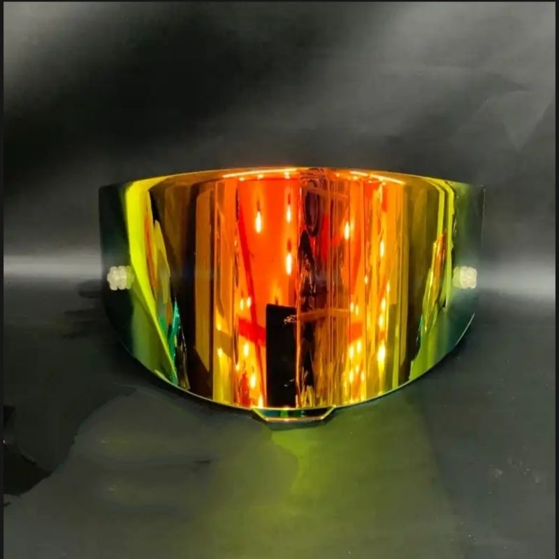 Original Visor KYT TT Course Visor Clear Iridium Perak Blue  Kyt Tt Course All Merk Visor Kyt Tt Cou