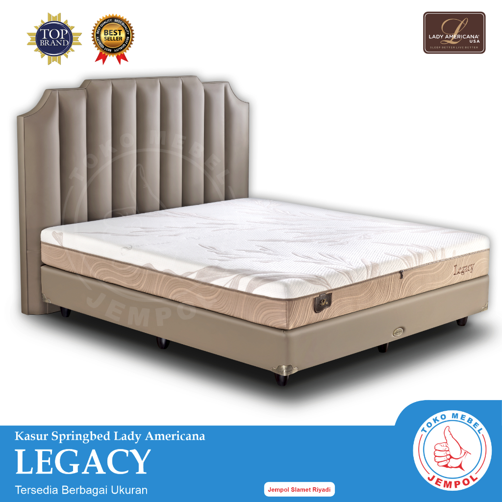 Kasur Lady Americana Legacy/Lady Americana/Kasur Latex/Tempat Tidur/Jempol