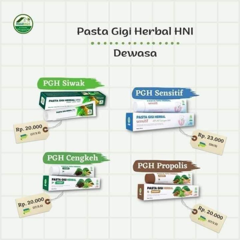 Pasta Gigi Herbal HNI HPAI