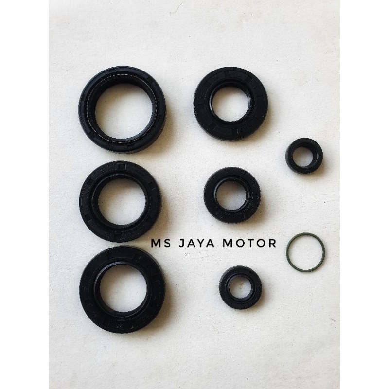 SEAL SIL FULLSET YAMAHA TOUCH ISI KRUK AS KANAN KIRI PEDAL GIGI KICK STARTER GEAR DEPAN O RING KRUK 