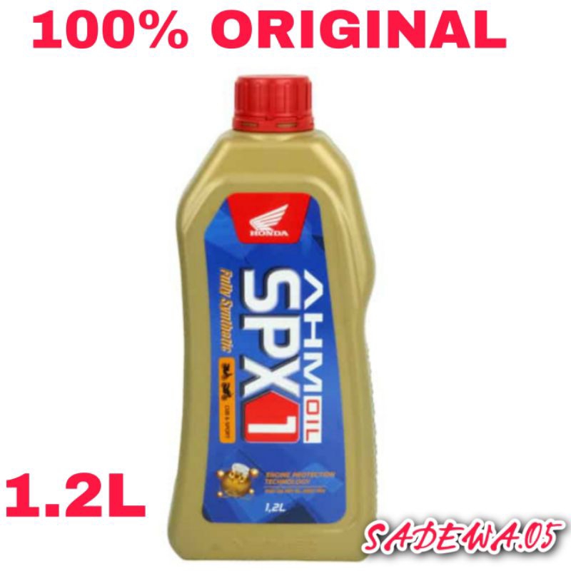 OLI MESIN OLI SPX1 AHM OIL SPX1 10W30 1.2L ORIGINAL