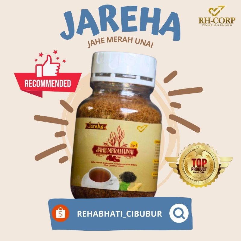 

JAREHA UNAI / JAHE MERAH UNAI Jahe Merah Gula Aren Habbatusauda Bidara plus / Minuman Jahe Merah