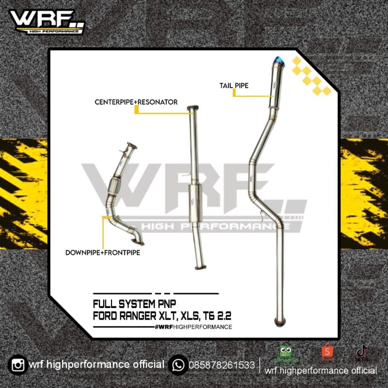 WRF FORD RANGER XLS/XLT 2.2 // KNALPOT MOBIL FORD RANGER