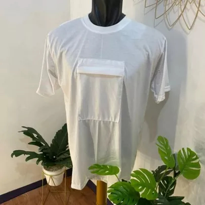 kaos Oblong Putih Polos Pria Perlengkapan Haji Dan Umroh