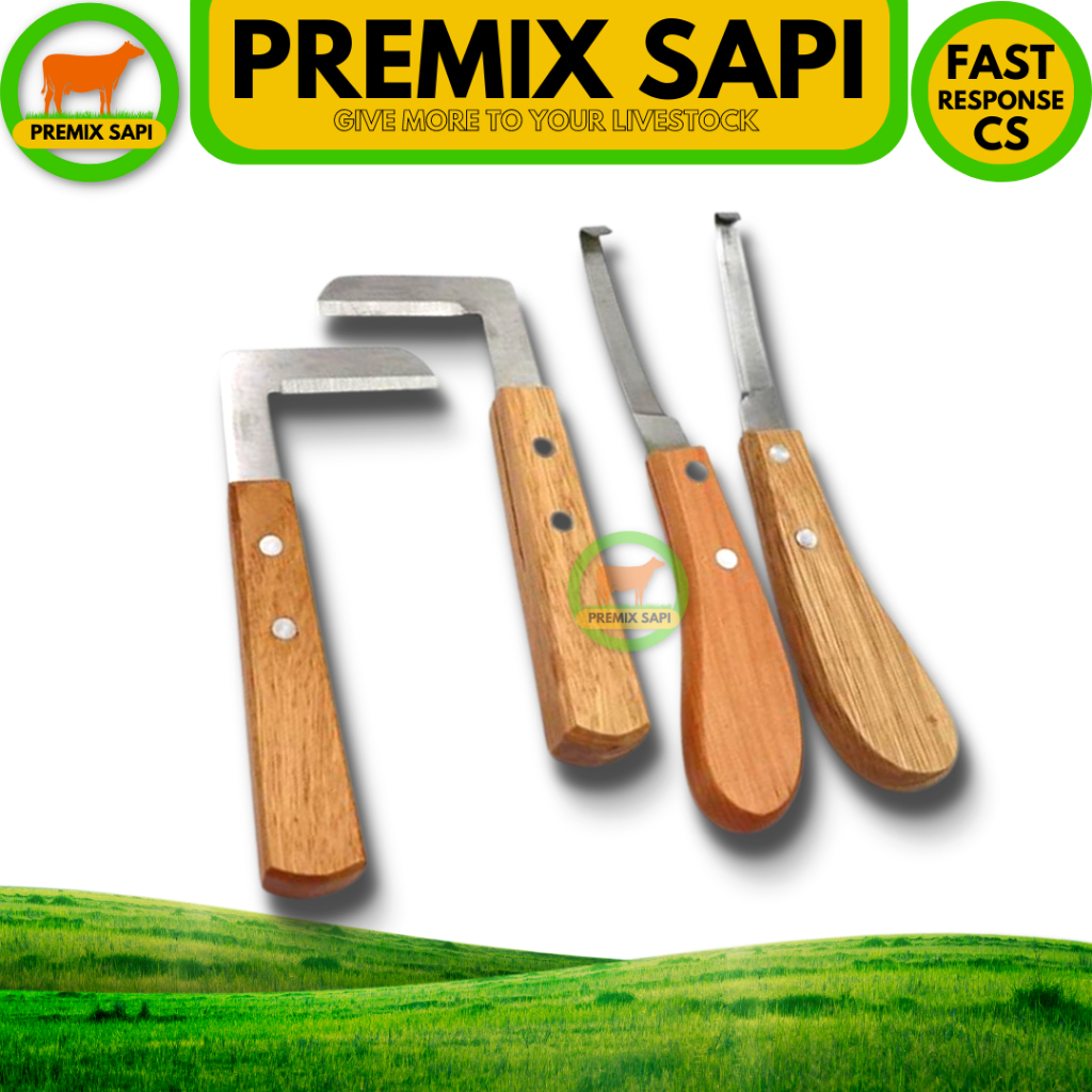 PISAU POTONG KUKU SAPI KOMPLIT - Rennet Hoof Trimmer