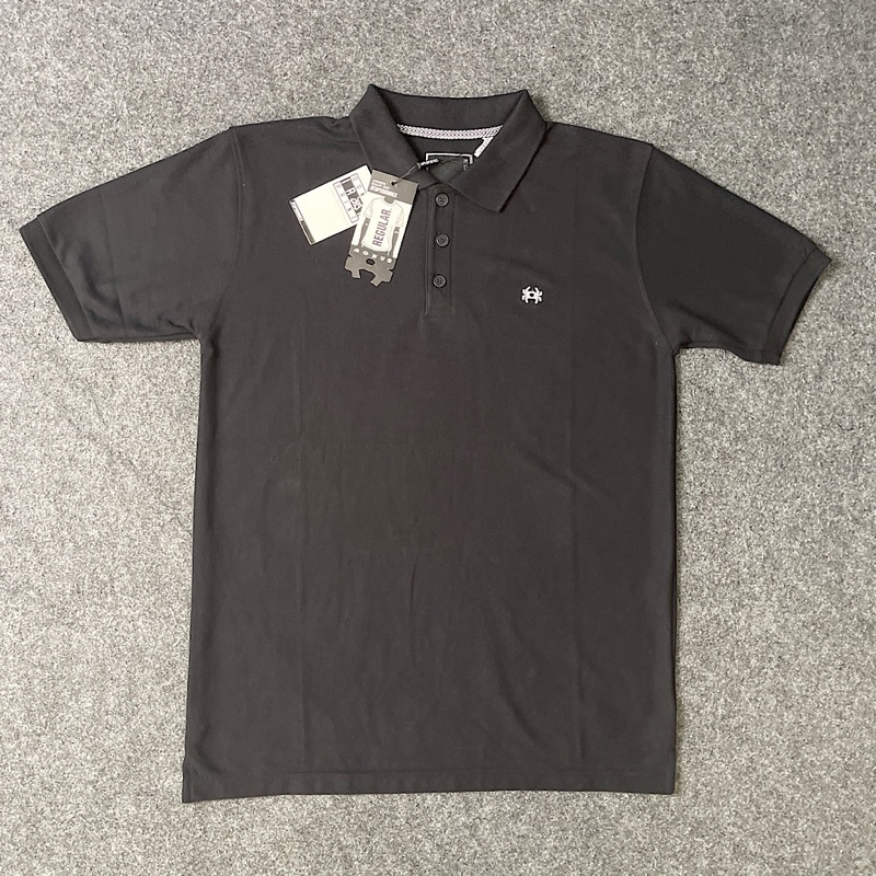 AMD 750 KAOS POLO KERAH SPYDERBILT HITAM