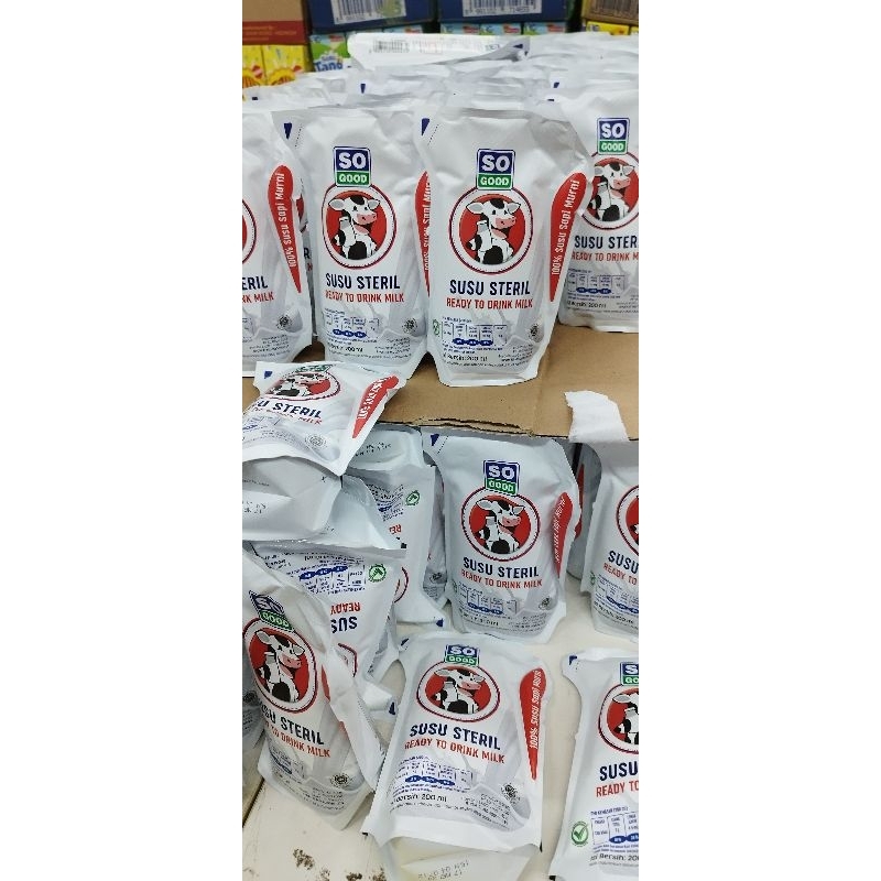 

Susu Steril So Good / Susu steril Pouch/ Kemasan Praktis