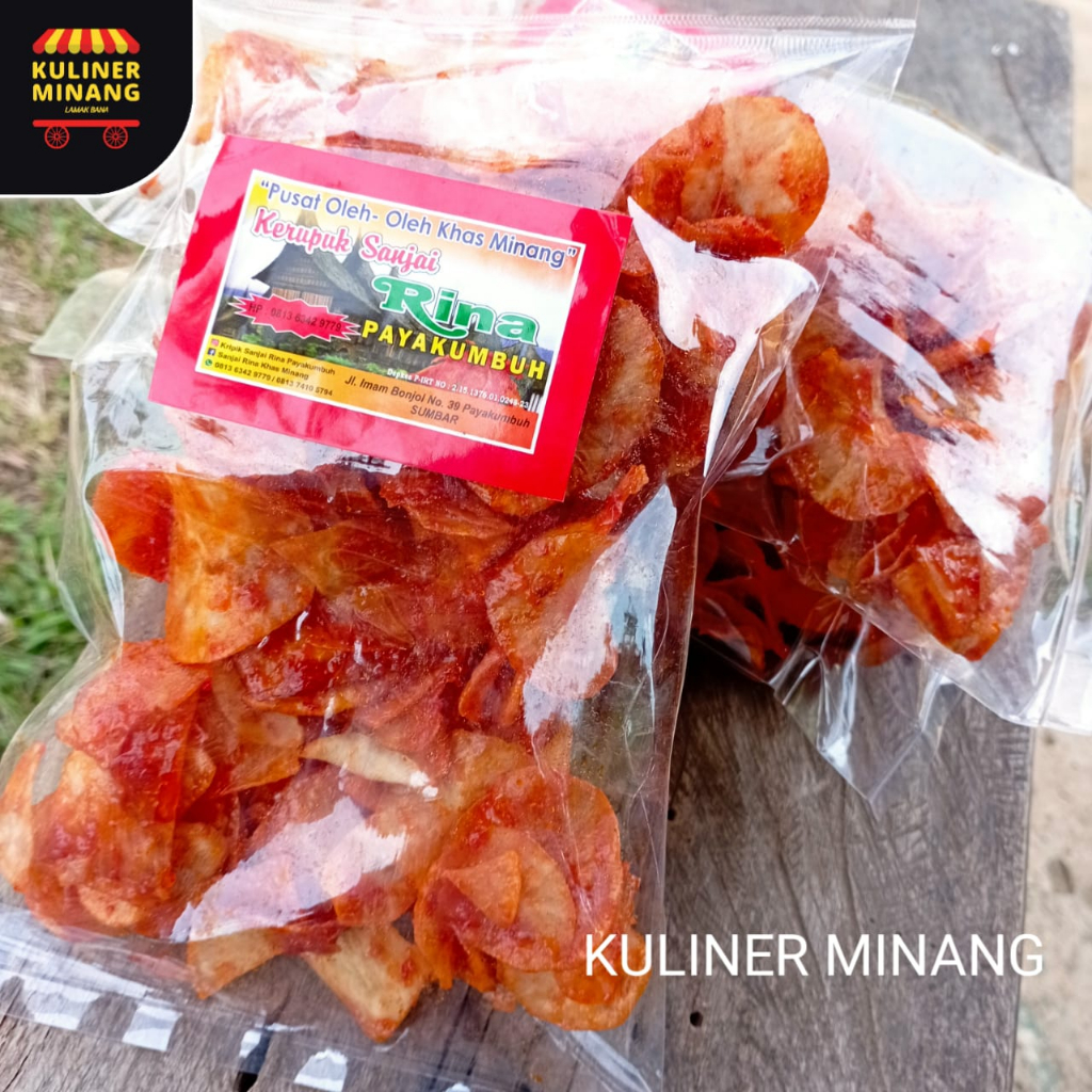 

Sanjai Balado Bulat Rina Oleh Oleh Cemilan Makanan Payakumbuh Padang Khas Pariaman Jajanan urang awak Snack Kuliner Minang Kabau Murah Gurih Renyah Enak Spicy Resmi 100% Halal Original AX01