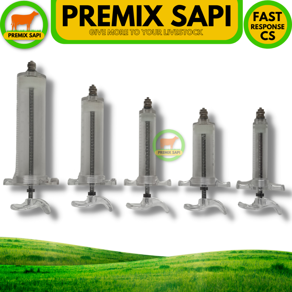 SPET SPUIT MIKA ALAT SUNTIK 10 ml 20 ml 30 ml 50 ml 100 ml - SUNTIKAN SPET SPUIT Spuit Syringe MIKA 