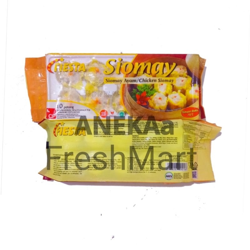 

FIESTA SIOMAY 180GR/10pcs SIOMAY AYAM DIMSUM SUMAY SOMAY