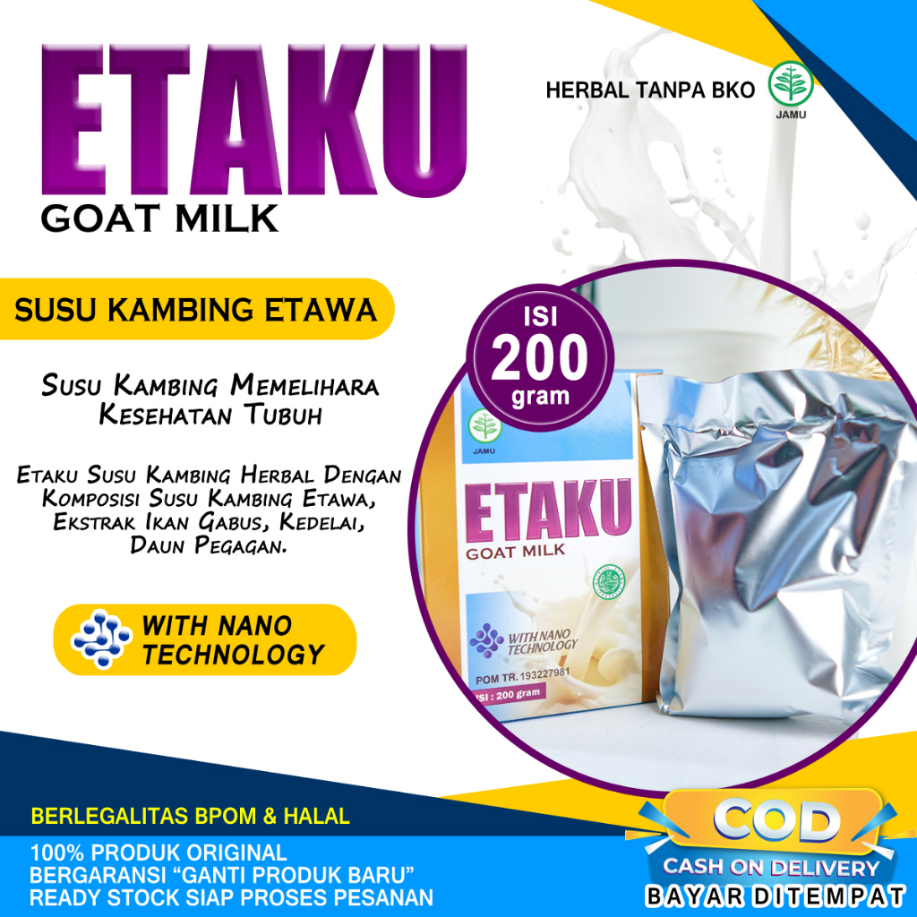 

Susu Kambing Perawatan Anemia Darah Rendah Badan Lemas dan Pucat - Etaku Goat Milk