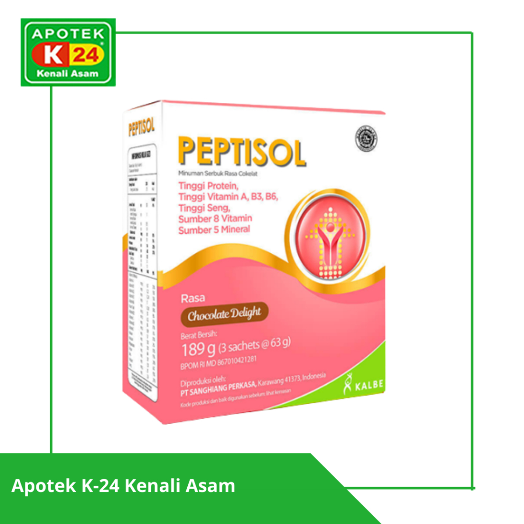 

Peptisol Rasa Chocolate Delight 189 g