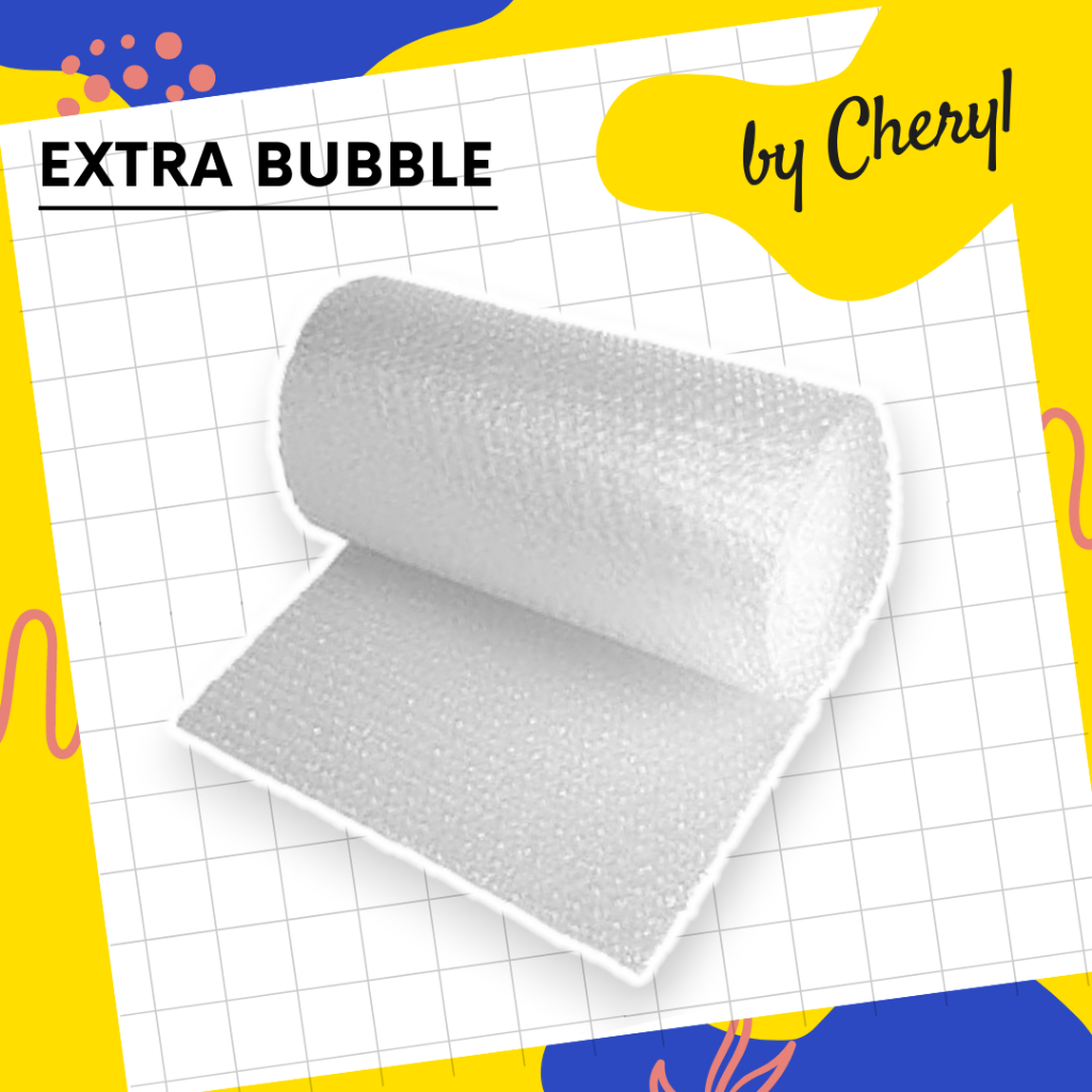 

Ekstra packing Bubble wrap atau kardus