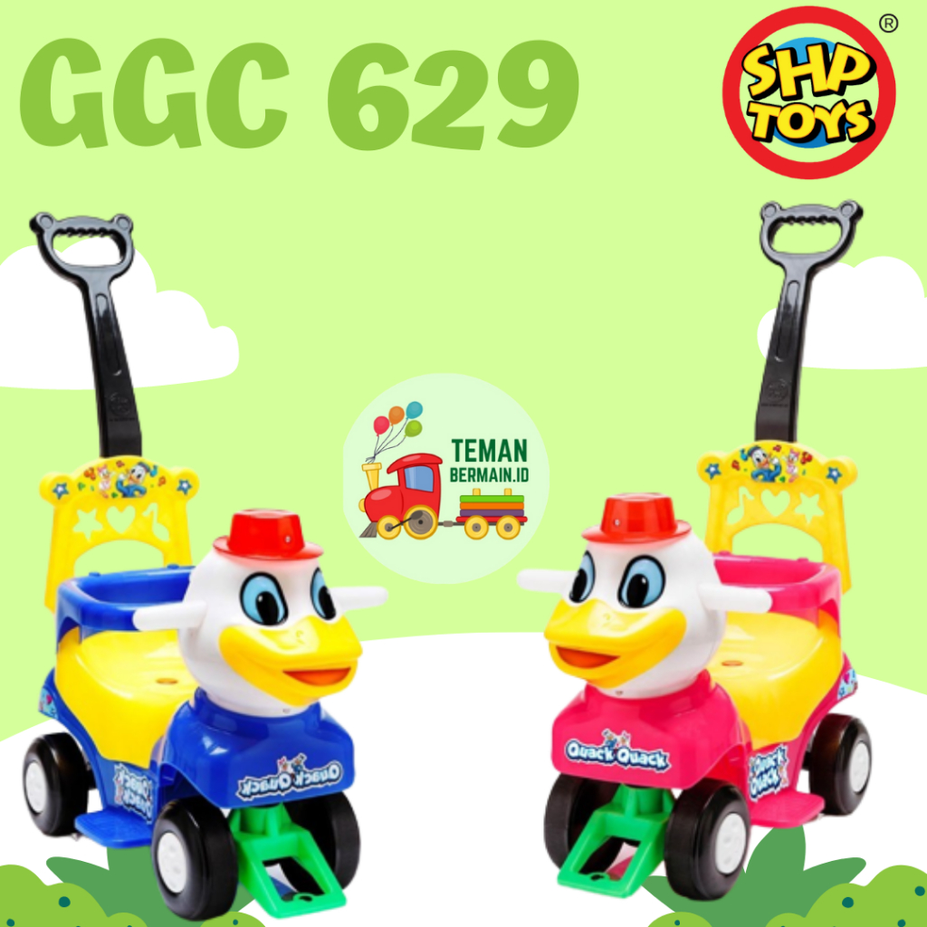 Mainan Mobil-Mobilan Dorong Anak Characters QQ 623 - SHP Toys
