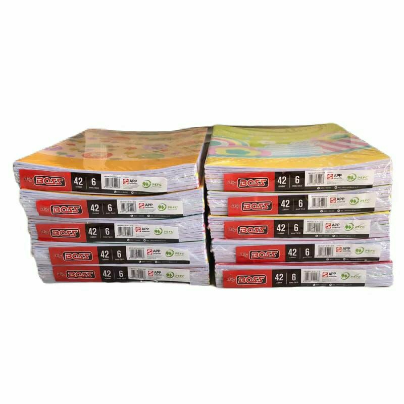 

buku tulis Big Boss 42 lembar 1pack/ 6pcs