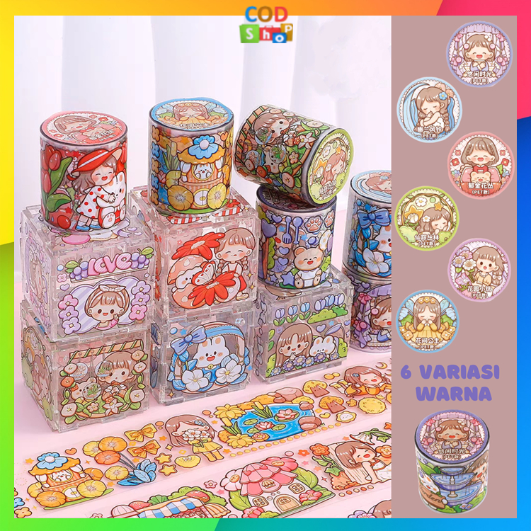 

COD - 5895 Stiker Gulung / Sticker Rolling Lucu Karakter Besar / Sticker Roll Lucu / Sticker Karakter Anak Roll / Washitape Sticker PVC