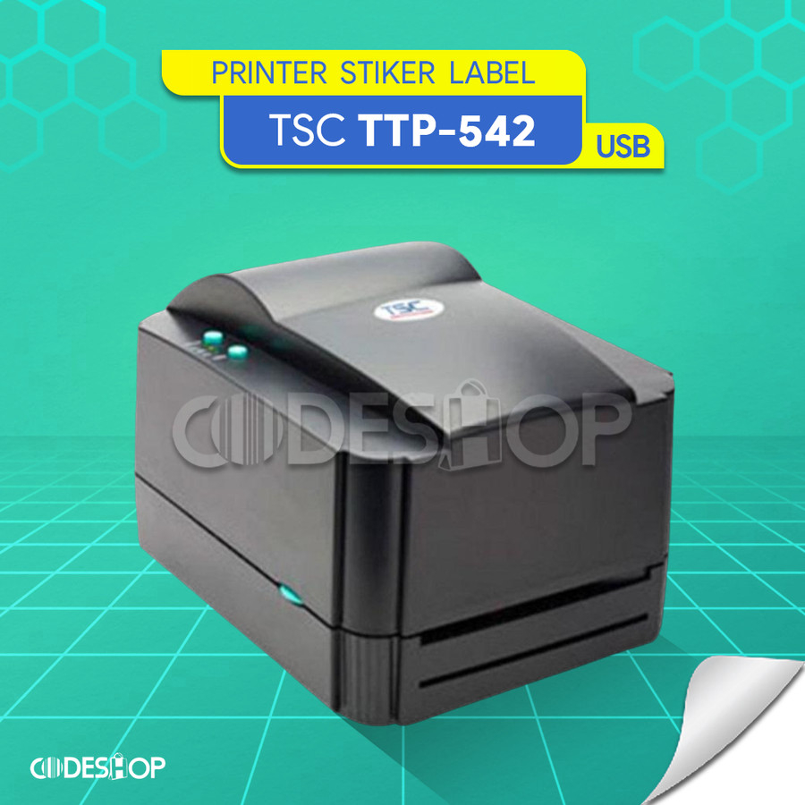 Printer Thermal Transfer TSC TTP542 USB Label Barcode