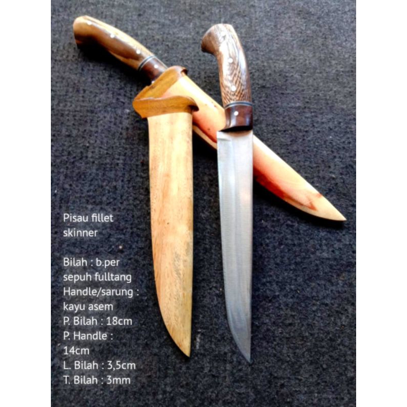 Pisau Fillet Daging potong ayam Fulltang