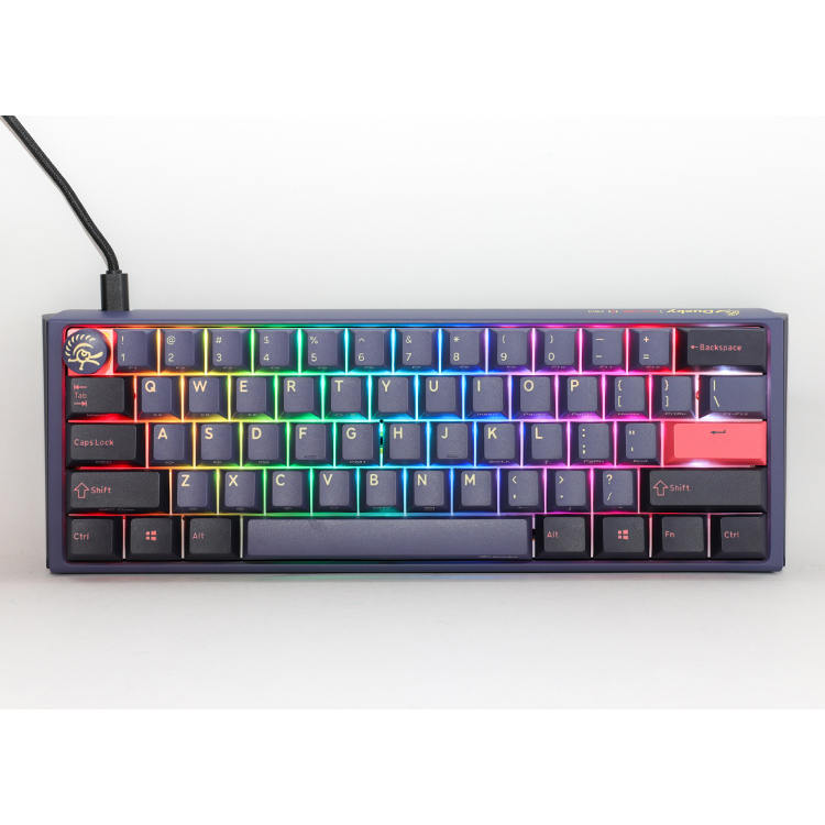 Ducky One 3 Cosmic Mini 60% Hotswap RGB Mechanical Gaming Keyboard - Biru