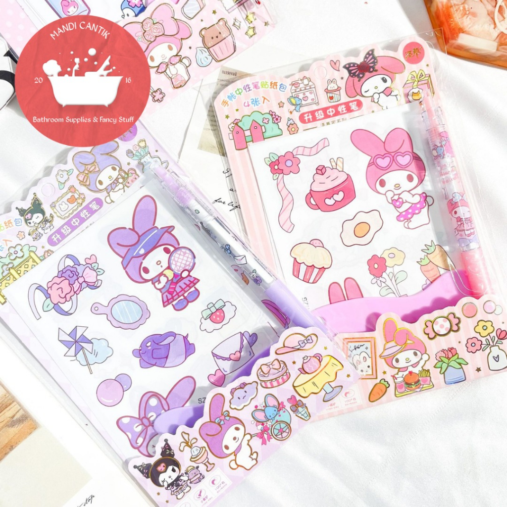 

STIKER SZ-155 SANRIO ISI STIKER 4 PCS | PEN CETEK SANRIO | PERATA